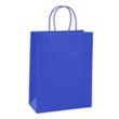 Custom Vertical Brown Kraft Paper Shopping Bag | https://www.bestnamebadges.com