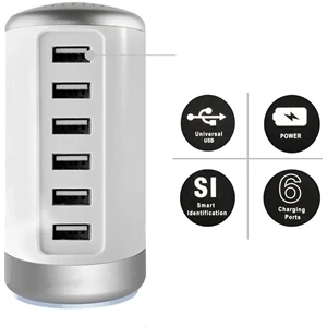 Universal USB Charger Station 6-Port