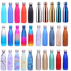 17oz Cola-Shape Water Bottle Keep Hot & Cold