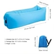 Inflatable Air Sleeping Sofa | https://www.bestnamebadges.com