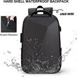 Anti-Theft Hard Shell Backpack with USB Port | https://www.bestnamebadges.com