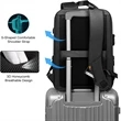 Anti-Theft Hard Shell Backpack with USB Port | https://www.bestnamebadges.com