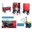Folding Collapsible Utility Wagon | https://www.bestnamebadges.com