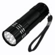 Aluminum LED Flashlight With Strap | https://www.bestnamebadges.com