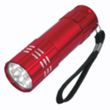 Aluminum LED Flashlight With Strap | https://www.bestnamebadges.com