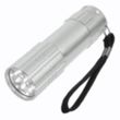 Aluminum LED Flashlight With Strap | https://www.bestnamebadges.com