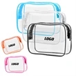 Clear PVC Toiletry Bag | https://www.bestnamebadges.com