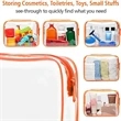 Clear PVC Toiletry Bag | https://www.bestnamebadges.com