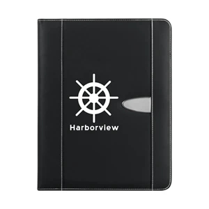 Eclipse Bonded Leather Portfolio | https://www.bestnamebadges.com