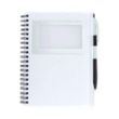 Spiral Notebook With ID Window | https://www.bestnamebadges.com