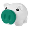 Mini Prosperous Piggy Bank | https://www.bestnamebadges.com