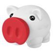 Mini Prosperous Piggy Bank | https://www.bestnamebadges.com