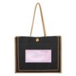 Paradise Jute Tote Bag | https://www.bestnamebadges.com