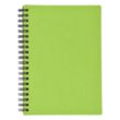 RUBBERY SPIRAL NOTEBOOK | https://www.bestnamebadges.com