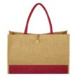 Jute Box Tote Bag | https://www.bestnamebadges.com