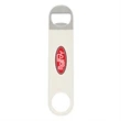 Large Vinyl Coated Stainless Steel Bottle Opener | https://www.bestnamebadges.com