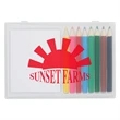 8-Piece Colored Pencil Art Set In Case | https://www.bestnamebadges.com