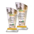 Hansen VividPrint™ Award - Amber | https://www.bestnamebadges.com