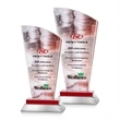 Hansen VividPrint™ Award - Red | https://www.bestnamebadges.com