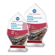 Nebraska VividPrint™ Award - Red | https://www.bestnamebadges.com
