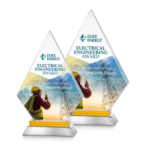 Valhalla VividPrint™ Award - Amber | https://www.bestnamebadges.com