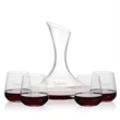 Madagascar Carafe & Howden Stemless Wine | https://www.bestnamebadges.com