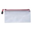 Clear Zippered Pencil Pouch | https://www.bestnamebadges.com
