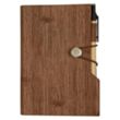 Woodgrain Look Notebook With Sticky Notes And Flags | https://www.bestnamebadges.com