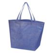 Crosshatch Non-Woven Tote Bag | https://www.bestnamebadges.com