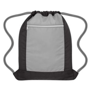 Flip Side Drawstring Sports Bag | https://www.bestnamebadges.com