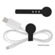 Adjustable Silicone Cable Tie | https://www.bestnamebadges.com