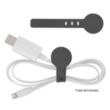 Adjustable Silicone Cable Tie | https://www.bestnamebadges.com