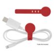 Adjustable Silicone Cable Tie | https://www.bestnamebadges.com