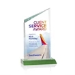 Scarsdale VividPrint™ Award - Green | https://www.bestnamebadges.com