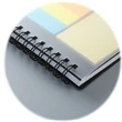 Journal with Pen, Flags & Sticky Notes | https://www.bestnamebadges.com