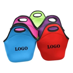 Neoprene Insulated Lunch Tote Bags