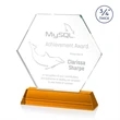 Ralston Award - Amber | https://www.bestnamebadges.com