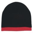 Knit Beanie With Stripe | https://www.bestnamebadges.com