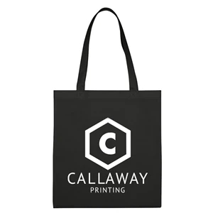 NON-WOVEN ECONOMY TOTE BAG | https://www.bestnamebadges.com