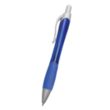 Rio Ballpoint Pen With Contoured Rubber Grip | https://www.bestnamebadges.com