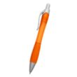 Rio Ballpoint Pen With Contoured Rubber Grip | https://www.bestnamebadges.com