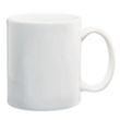 11 Oz. White Ceramic Mug | https://www.bestnamebadges.com