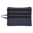 Heathered Tech Accessory Travel Bag | https://www.bestnamebadges.com