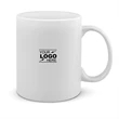 12oz White Glossy Classical Ceramic Mug | https://www.bestnamebadges.com