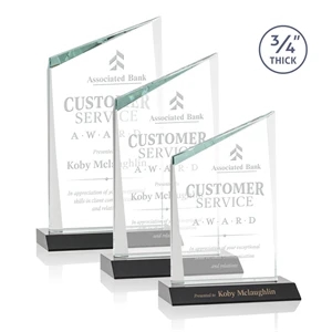 Scarsdale Award - Black | https://www.bestnamebadges.com