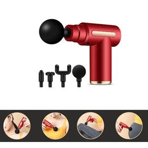 6 Speeds 4 Heads Electric Mini Massage Fascial Guns | https://www.bestnamebadges.com