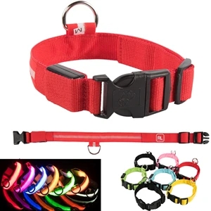 Rechargeable Glowing Pet Safety Collar