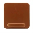 Leather Square Mousepad with Wrist Rest | https://www.bestnamebadges.com