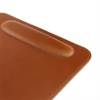 Leather Square Mousepad with Wrist Rest | https://www.bestnamebadges.com