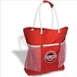 Seaside tote bag with customized logo | https://www.bestnamebadges.com
